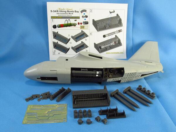 S3A/B Viking Bomb Bay including Torpedo's (Italeri/Esci)  MDR4845