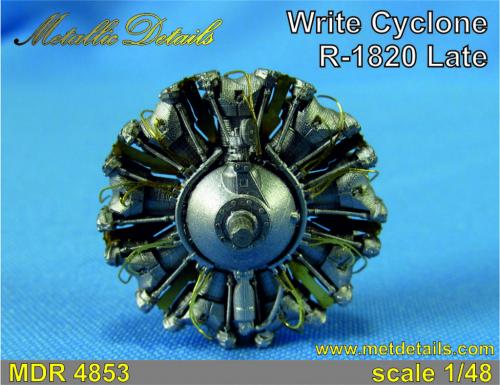 Wright R1820 Wright Cyclone - late- engine (1x) MDR4853