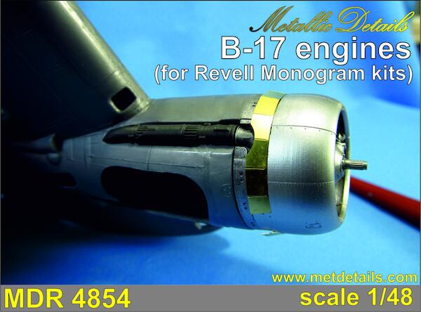 B17 Flying Fortress Engines (Revell/Monogram) MDR4854