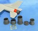 F16 jet nozzle for PW F100 engine (Tamiya) MDR4860