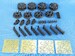 Wright R1820 Cyclone engines for B17 Flying Fortress 4x (Revell/Monogram, Hong Kong) MDR4861