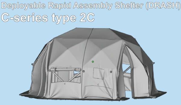 Deployable Rapid Assembly Shelter (DRASH) C series type  2c  MDR7254
