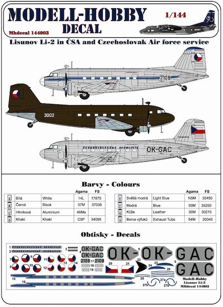 Lisonpov Li2 in CSA and Czech Air Force Service D14003