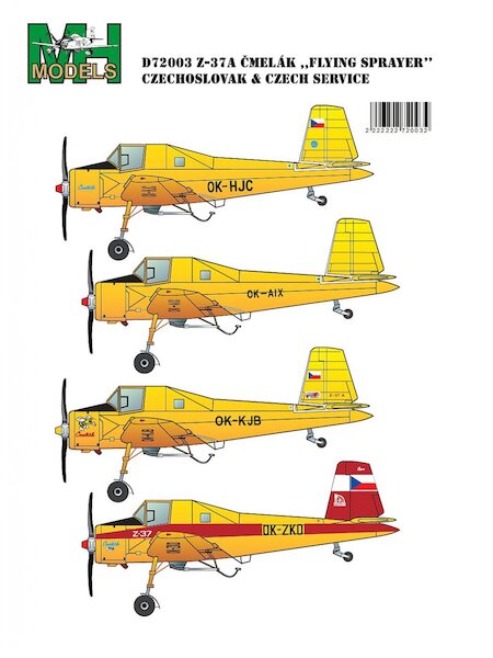 Z37A Cmelak "Flying Sprayer" Czechoslovak and Czech Service  D72003