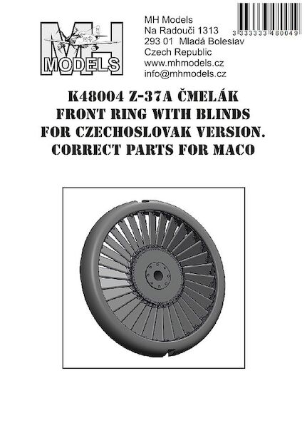 Z37 Cmelak Front ring with blinds for Czechoslovak Version (MACO) K48004