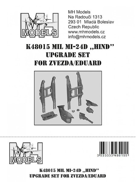 Mil Mi24D Hind Upgrade set (Zvezda/Eduard)  K48015