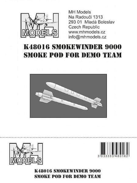 Smokewinder 2000 pods for demo teams K48016