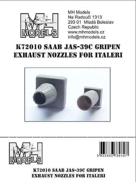 SAAB JAS39C Gripen Exhaust Nozzle (Italeri) K72010