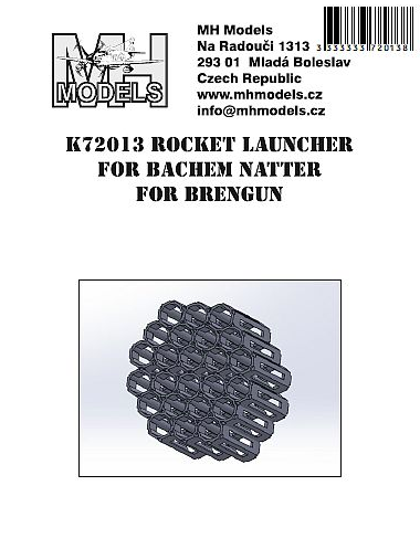 Rocket launcher for Bachem Natter with 24 rockets  K72013