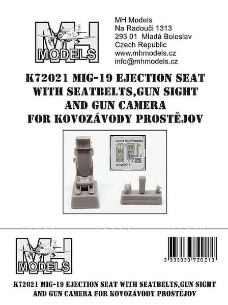 Mikoyan MiG19 Ejection Seat with seatbelts, Gun Sight and Gun Camera (KP new)  K72021