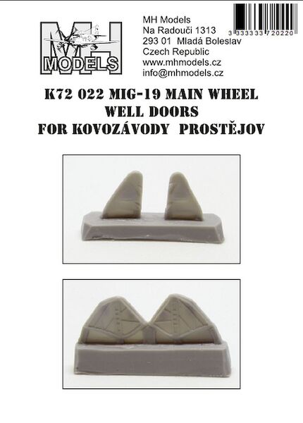 Mikoyan MiG19 Farmer Main Wheel Well Doors (KP new, Bilek) K72022