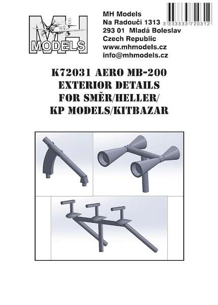 Aero MB200 exterior Details (Smer/KP/Kovosavody Prosetjov) K72031