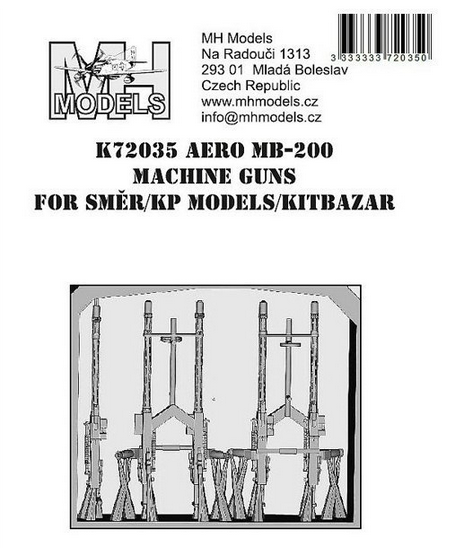 Aero MB200 Machine Guns (Smer/KP/Kovosavody Prosetjov) K72035