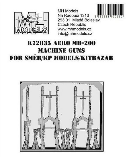 Aero MB200 Machine Guns (Smer/KP/Kovosavody Prosetjov)  K72035