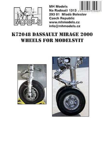 Dassault Mirage 2000 Wheels (Modelsvit) K72048