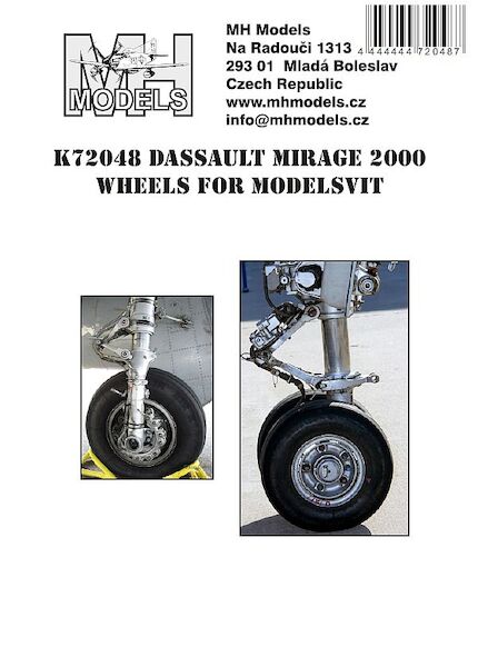 Dassault Mirage 2000 Wheels (Modelsvit)  K72048