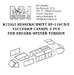 Messerschmitt BF110C/D/E Vacuform canopy Open version (2 sets for Eduard) K72052