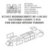 Messerschmitt BF110C/D/E  Vacuform canopy  Open version (2 sets for Eduard) K72052