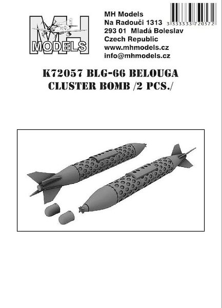 BLG66 Belouga cluster bombs (2x) K72057