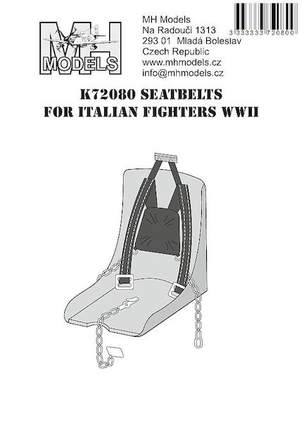 Seatbelts for italian Fighters WWII  K72080