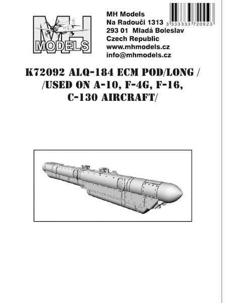 ALQ184 ECM pod - Long K72092