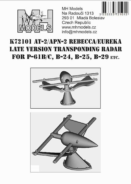 AT-2/APN-2 Rebecca Transponder Radar aerials Late Version for P61, B24 , B25, B29 etc K72101
