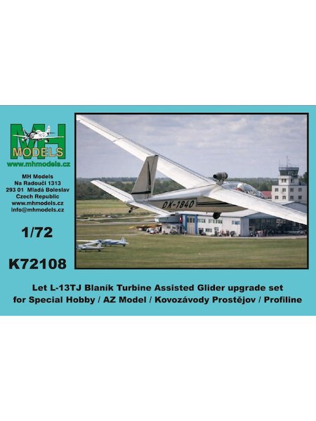 Let L13TJ Blanik Turbine assisted Glider upgrade set (Special Hobby, AZ. KP, Profiline)  K72108