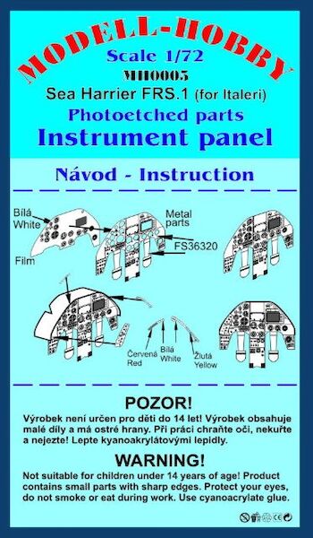 Sea Harrier FRS1 instrument panel (ESCI / Italeri)  K72905