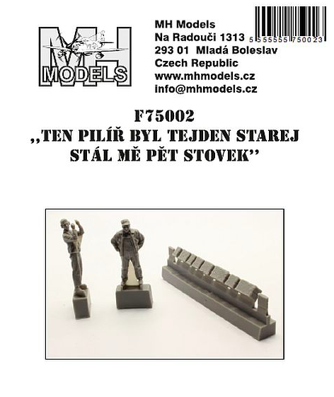 Ten Pilar Byl Tejden Starej Stal me pet Stovek /This pole was a week old, it cost me 500   (2 figures plus pole)  MH F75002