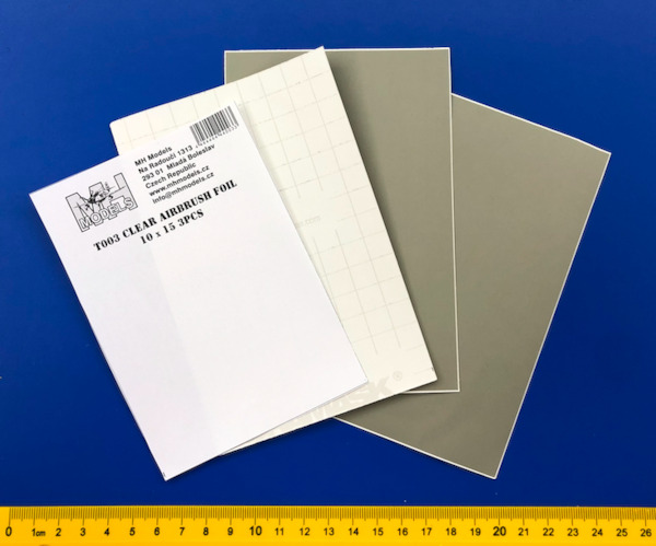 10x15cm sheets of Masking foil for own designs (3x) T003