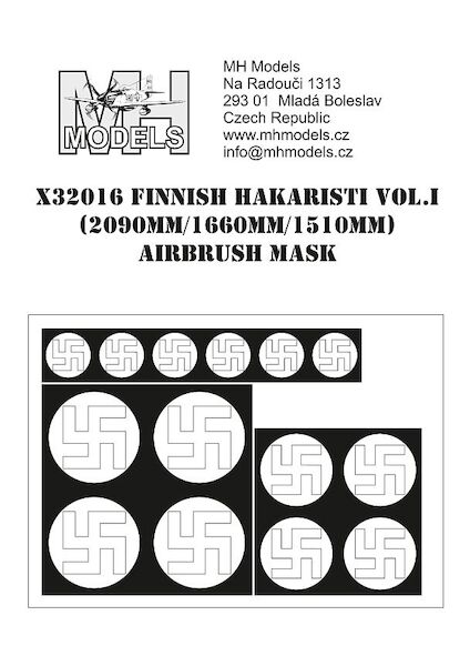 Finnish Hakaristi Vol I Airbrush masks  X32016