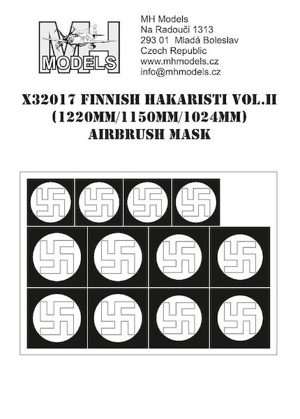 Finnish Hakaristi Vol II Airbrush masks X32017