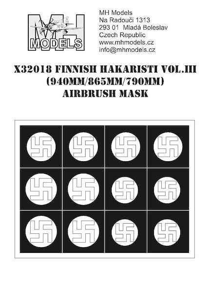 Finnish Hakaristi Vol III Airbrush masks  X32018