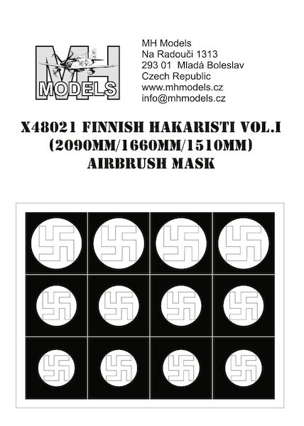 Finnish Hakaristi Vol I Airbrush masks  X48021