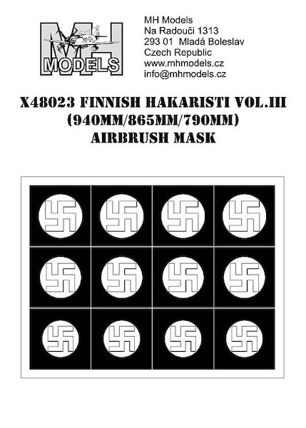 Finnish Hakaristi Vol III Airbrush masks X48023
