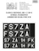 Heinkel He111H-6 Afrika Corps squadron numbers and letters Airbrush mask (ICM) X48053