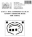 BAe Canberra B2/B20 Canopy Airbrush Masks (Airfix) X48111
