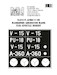 Aero C3B Marking Airbrush Masks (Special Hobby) X48125