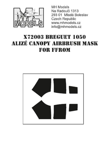 Breguet 1050 Alize Canopy Masks X72003