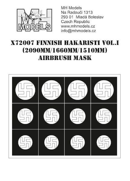 Finnish Hakaristi Vol I Airbrush masks  X72007