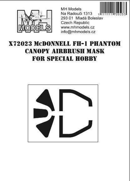 Dornier Do27 / CASA C127 Canopy Airbrush Masks (Special Hobby)  X72021