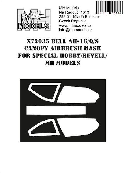 Bell AH1G/Q/S Cobra Airbrush Masks (Special hobby) X72035