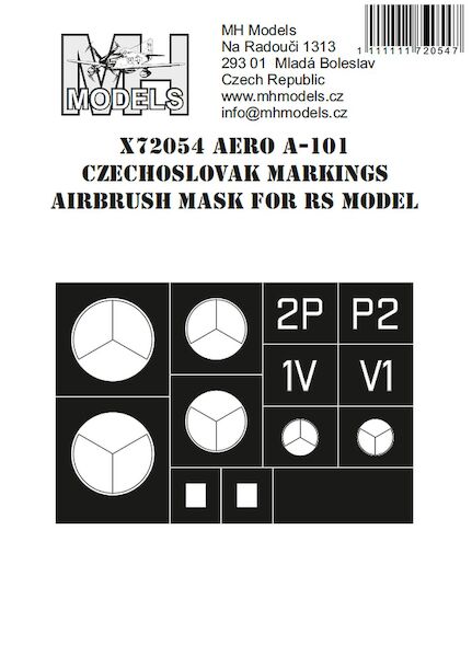 Aero A101 Czechoslovak Markings Mask (RS Models)  X72054