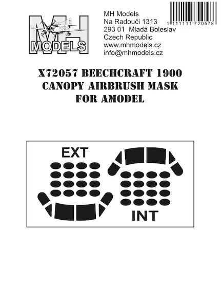 Beechcraft 1900  Canopy and cabin window Masks  intern and extern (A-Model)  X72057