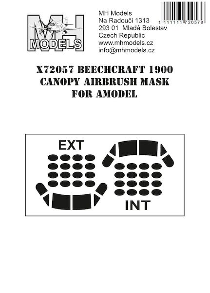 Beechcraft 1900 Canopy and cabin window Masks intern and extern (A-Model) X72057