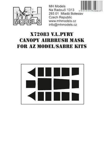 V.L. Pyry Canopy Airbrush Masks (KP) X72083