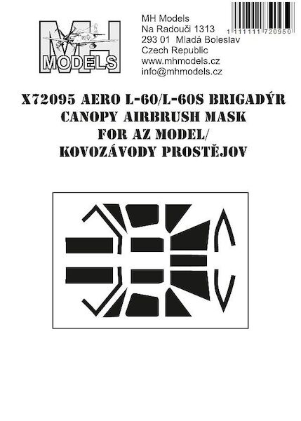 Aero L60/L60S Brigadyr Canopy Airbrush Masks (KP)  X72095