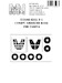 Bell X1 Canopy and wheel Airbrush Masks (Tamiya) X72098