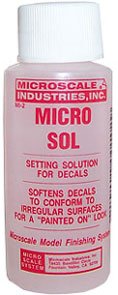 Micro Sol, softening solution for Decals MI-2