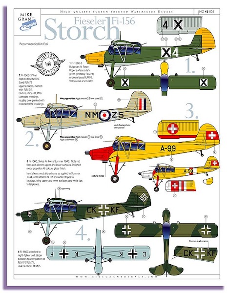 Fieseler Fi156 Storch  MG48-008